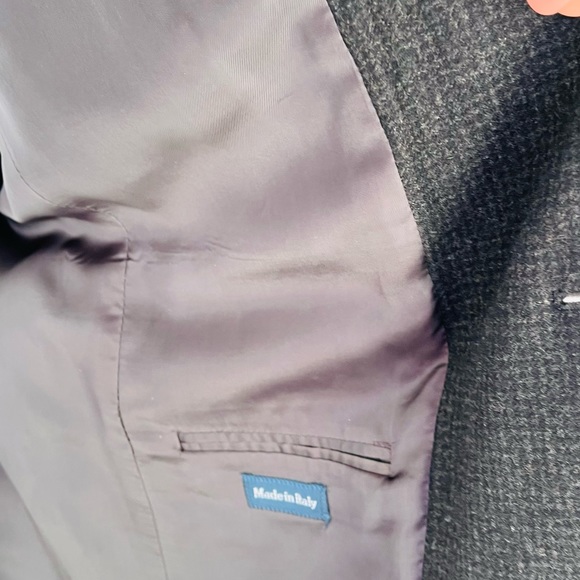 Polo Ralph Lauren Wool Blazer Tweed Grey Black - Picture 4 of 9